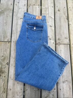 NWT Flying Angel Wide Leg Relaxed Fit Jeans Premium Soft 15/32